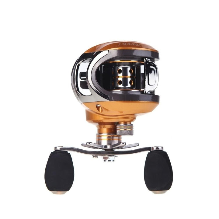 10+1BB Ball Bearings Left Hand Bait Casting Fishing Reel High Speed 6.3:1 Black Image 1