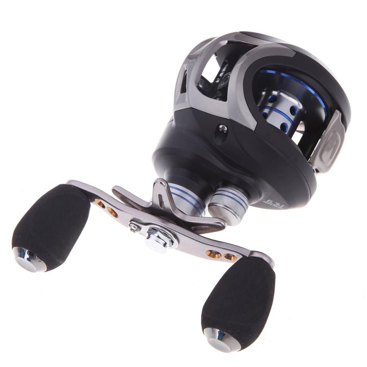 10+1BB Ball Bearings Left Hand Bait Casting Fishing Reel High Speed 6.3:1 Black Image 9