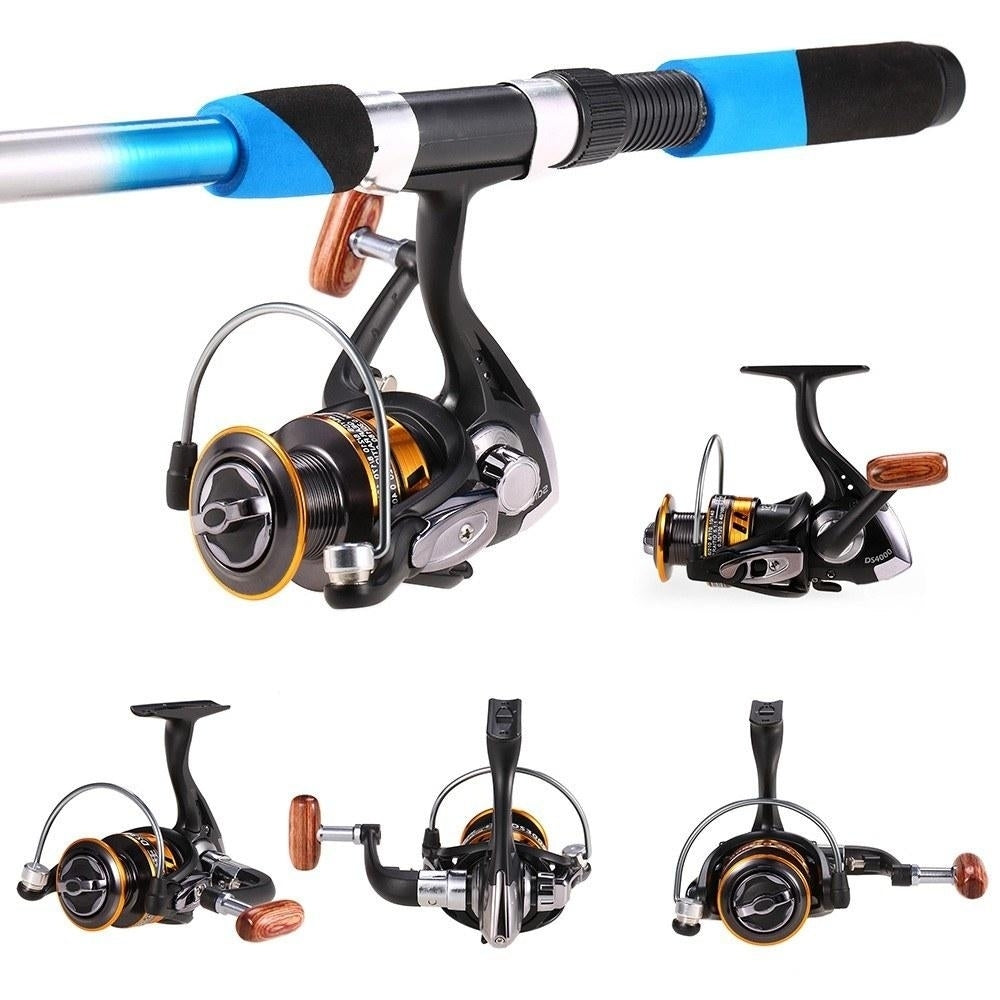 12+1BB 5.1:1 Gear Ratio Lightweight Spinning Fishing Reel with Free Spare Spool for River Lake Sea Fishing Image 9