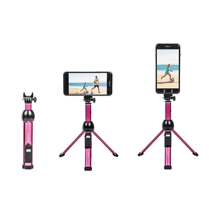 2 in 1 Portable Foldable Phone Selfie Stick Tripod Image 4