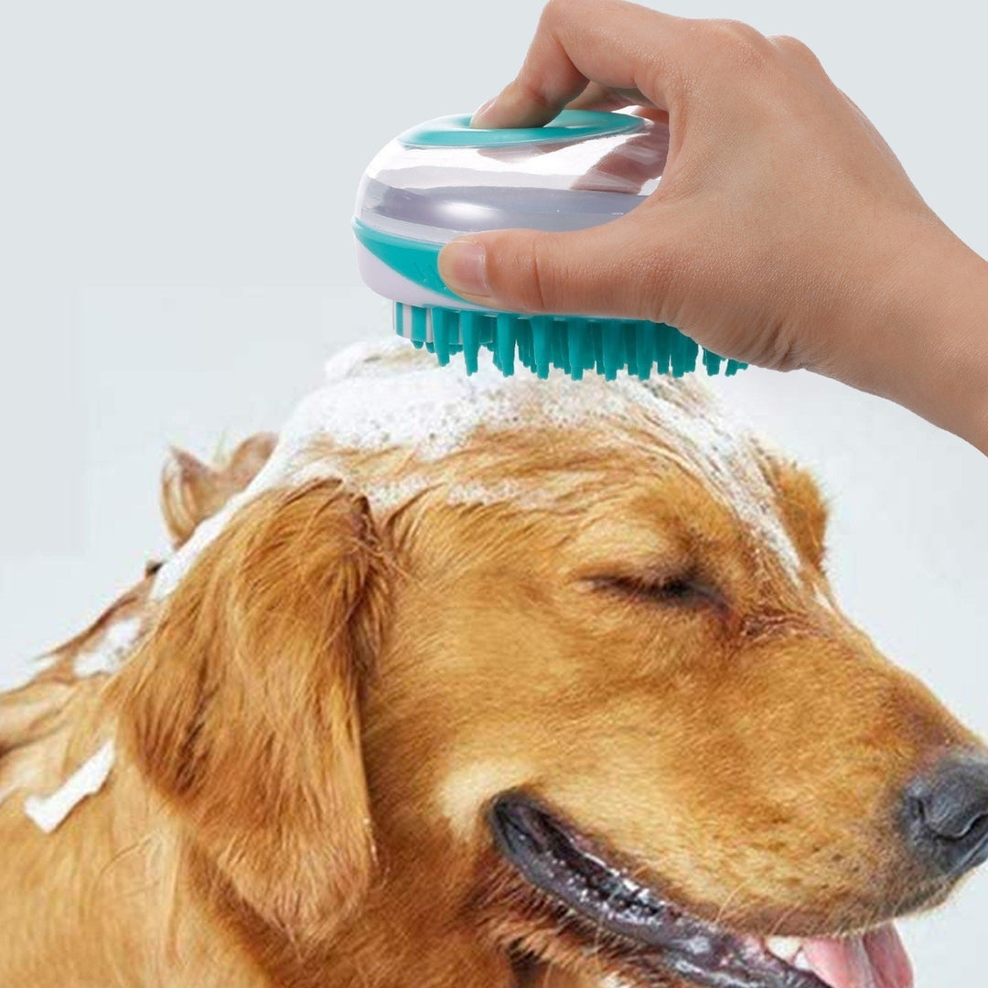 2 in 1 Pet Brush Bath Massage Brush Image 9
