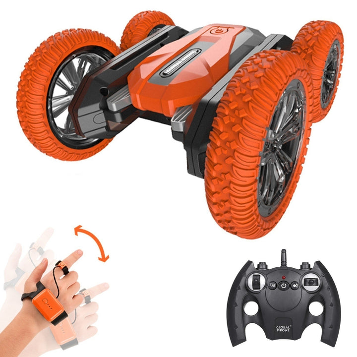 2.4G RC Stunt Car 360 Rotation Double-sided Driving with LED Light and Music Crawler Image 9