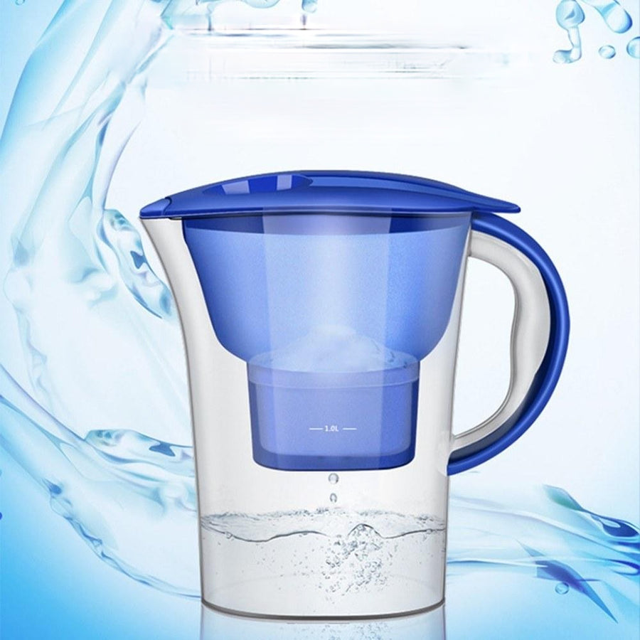 2.5L Transparent Water Pitcher Household Filter Bottle Kettle Activated Carbon Purifier Image 1
