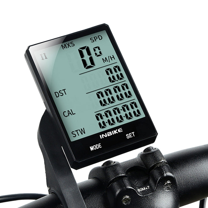 2.8 inch Bike Wireless Computer Multi-function Rainproof Riding Bicycle Odometer Backlight Display Image 2