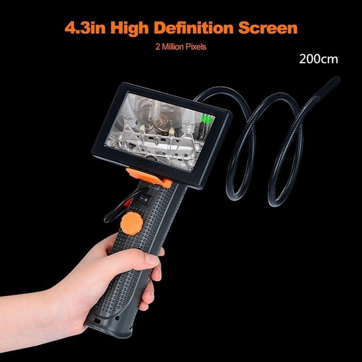 200cm Industrial Endoscope with Screen Inspection Camera 8.5mm Endoscope-Borescope Image 9