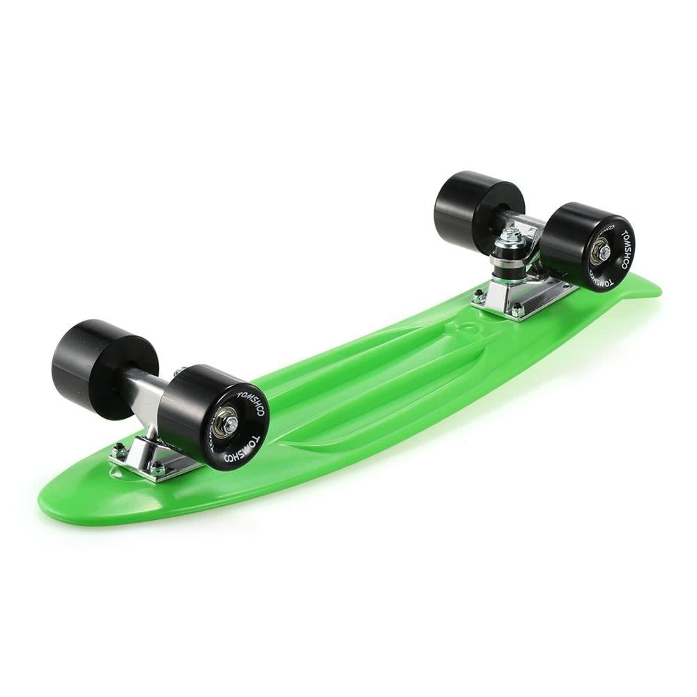 22 Inch Skateboard Cruiser Board PU Wheels Skate Complete Deck Image 3