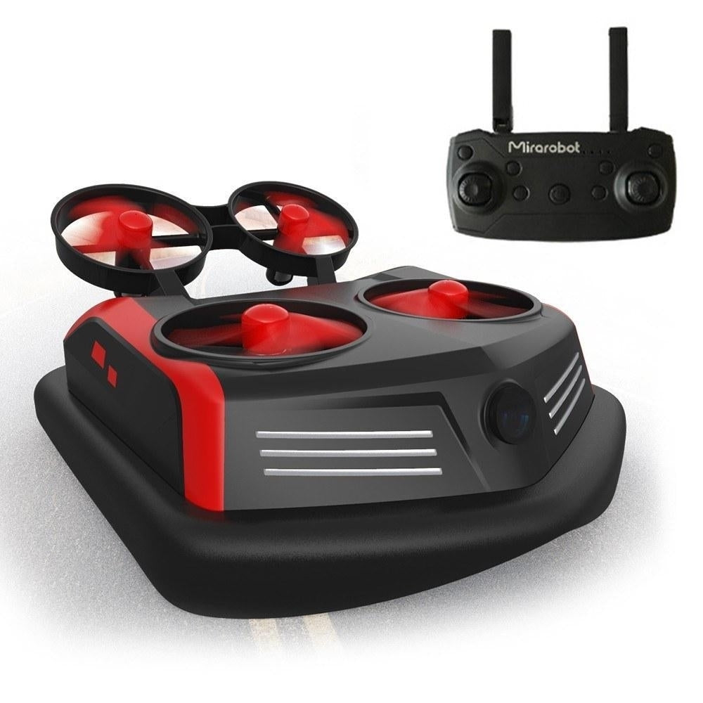 3-in-1 Sea-Land-Air Mode Switchable Mini Drone Remote Control Boats Car Image 2