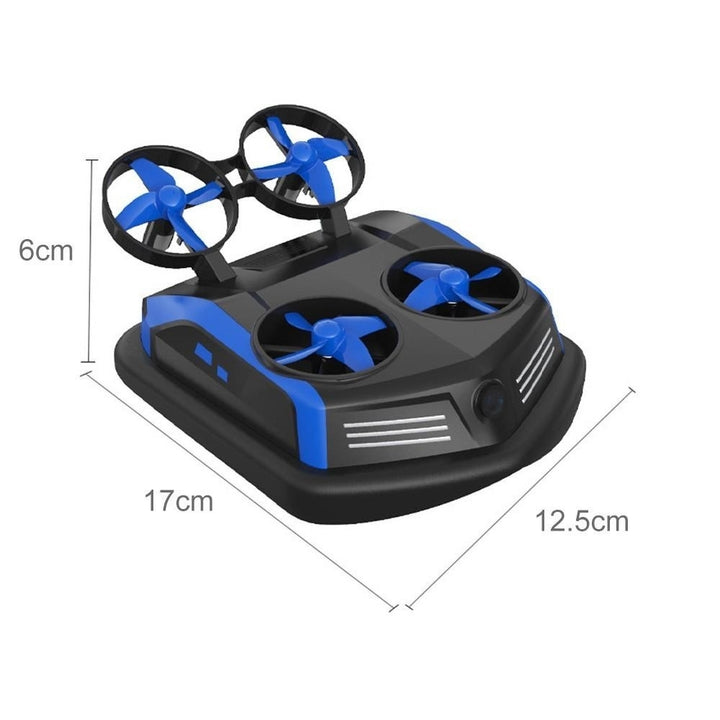 3-in-1 Sea-Land-Air Mode Switchable Mini Drone Remote Control Boats Car Image 3