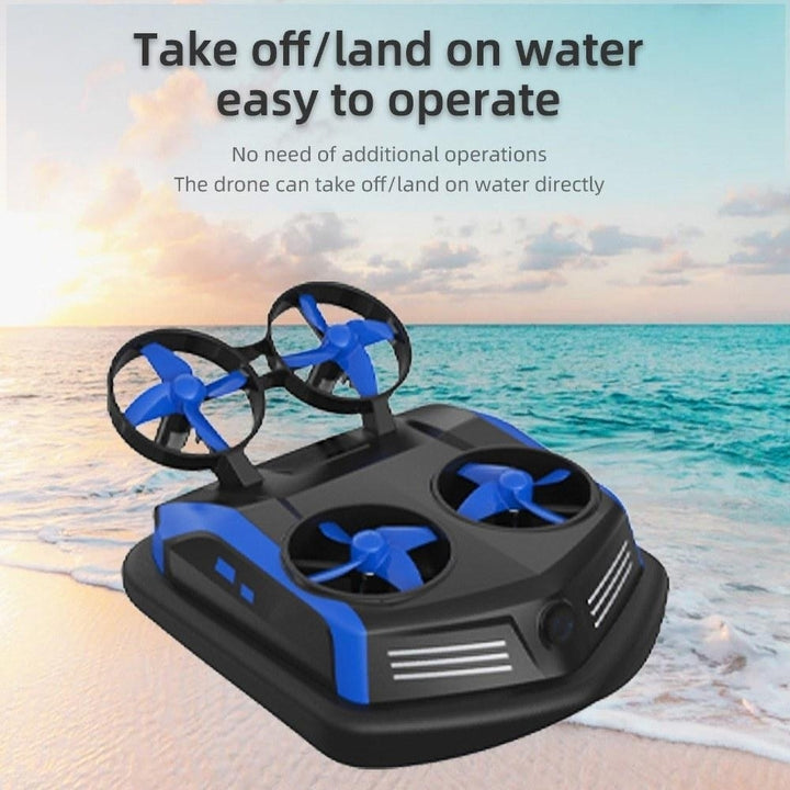 3-in-1 Sea-Land-Air Mode Switchable Mini Drone Remote Control Boats Car Image 7