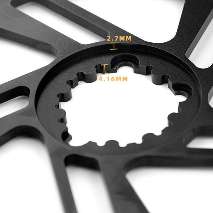 30,32,34,36,38,40,42T Mountain Bike Chainwheel Bicycle Crank Bike Circle Crankset Single Plate GXP Image 4