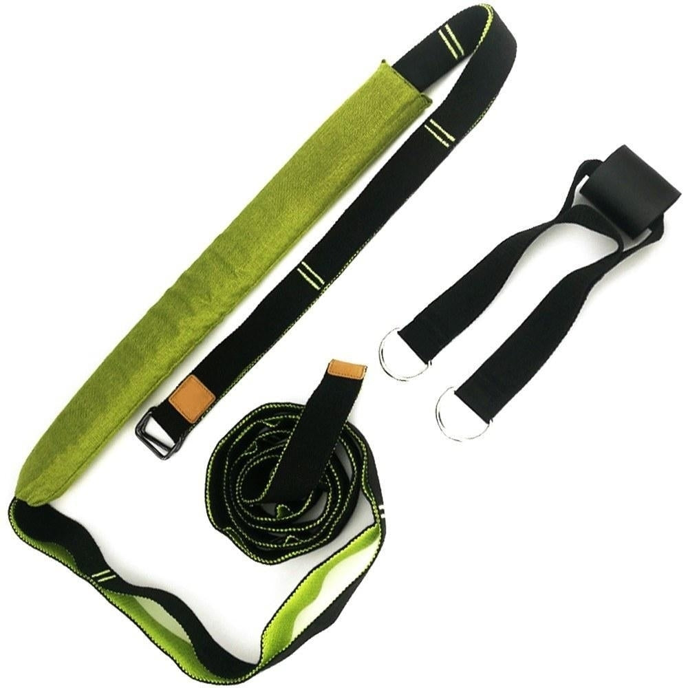 350cm Stretching Band Adjustable Training Belt Back Bend Strap Assist for Home Fitness Body Building Image 9