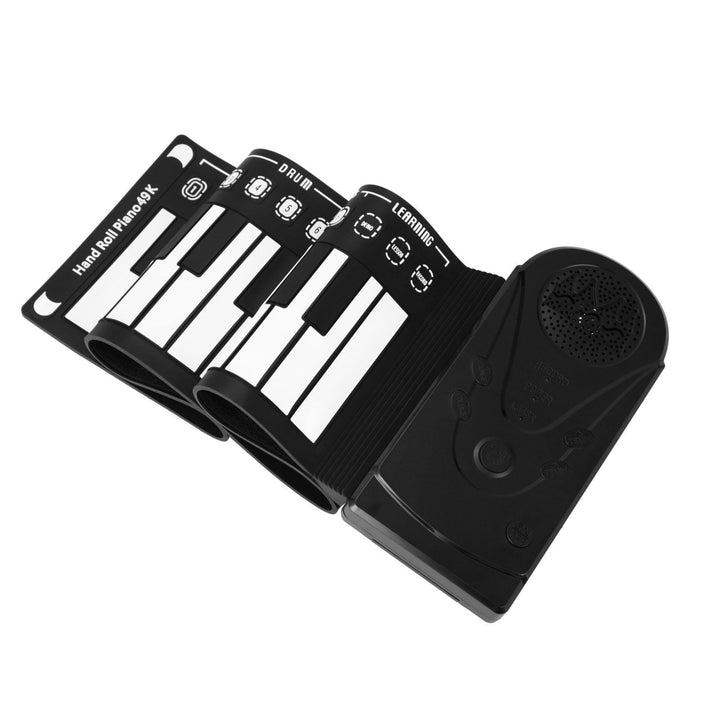 49 Keys Roll Up Piano Soft Flexible Silicone Foldable Electronic Keyboard for Children Student Musical Instrument Image 2