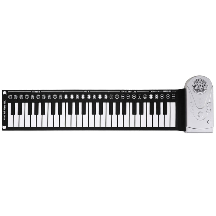 49 Keys Roll Up Piano Soft Flexible Silicone Foldable Electronic Keyboard for Children Student Musical Instrument Image 6