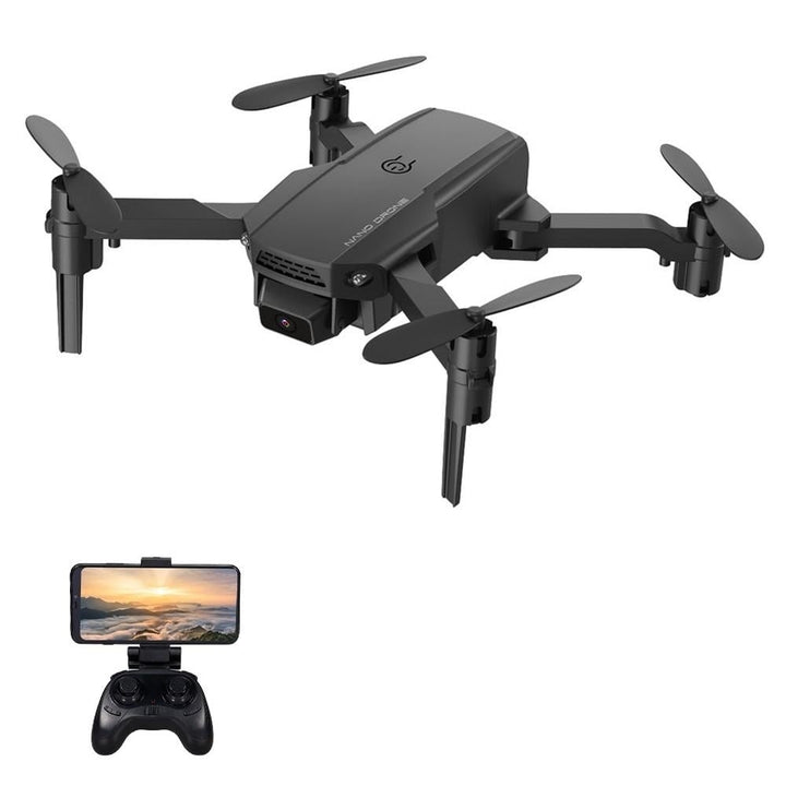4K Camera Mini Drone Foldable Quadcopter Indoor Toy with Function Trajectory Flight Headless Mode 3D Auto Hover Image 1