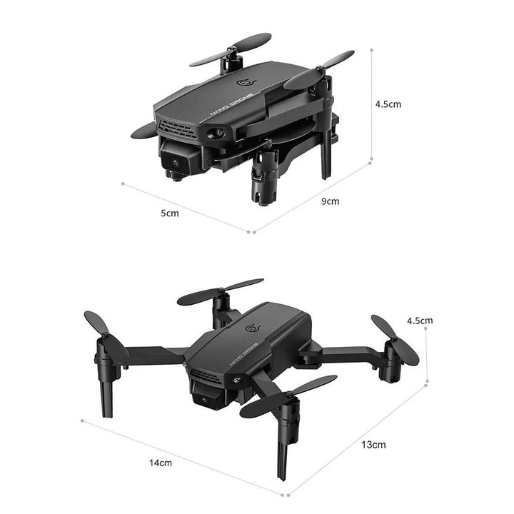 4K Camera Mini Drone Foldable Quadcopter Indoor Toy with Function Trajectory Flight Headless Mode 3D Auto Hover Image 8