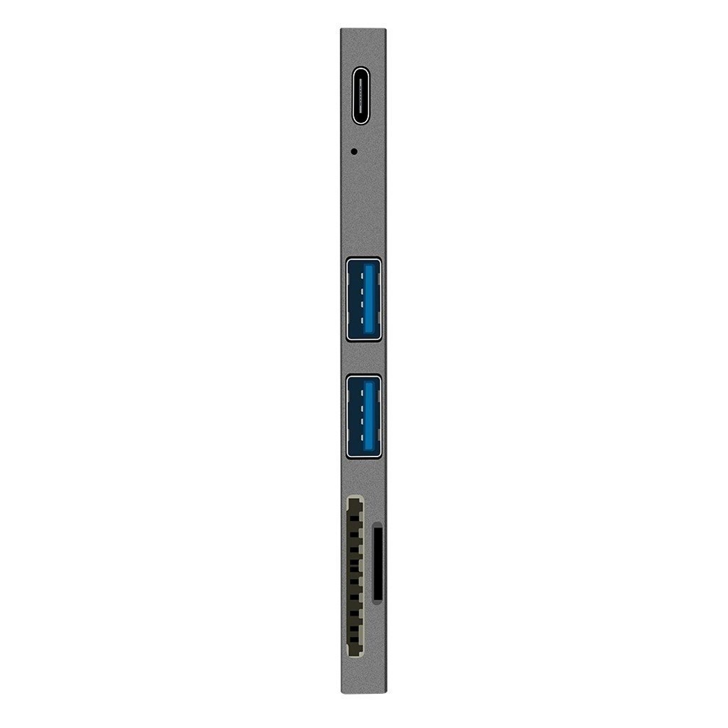 5 in 1 Hub Dual Type-C To USB3.02+PD+TF Intelligent USB Hub Multi-Port Adapter Image 2