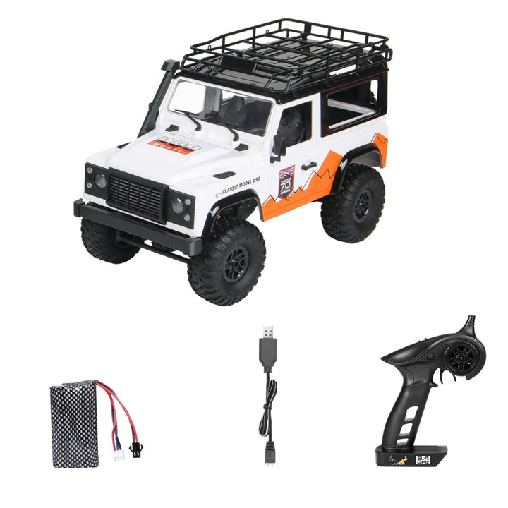 4WD 2.4Ghz Off Road Car RC Rock Crawler Cross-country Truck Toy with Headlight for Adults and Kids Image 7