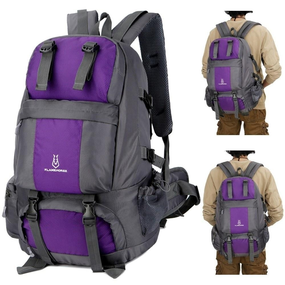 50L Hiking Backpack Waterproof Outdoor Sport Travel Daypack Bag Image 2