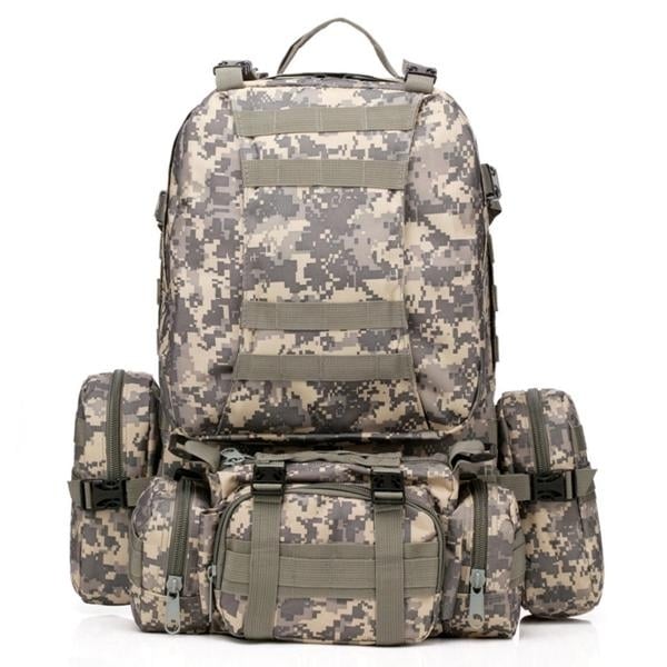 50L Military Nylon Outdoor Sports Rucksack Backpack For Camping Hiking Etc Image 1