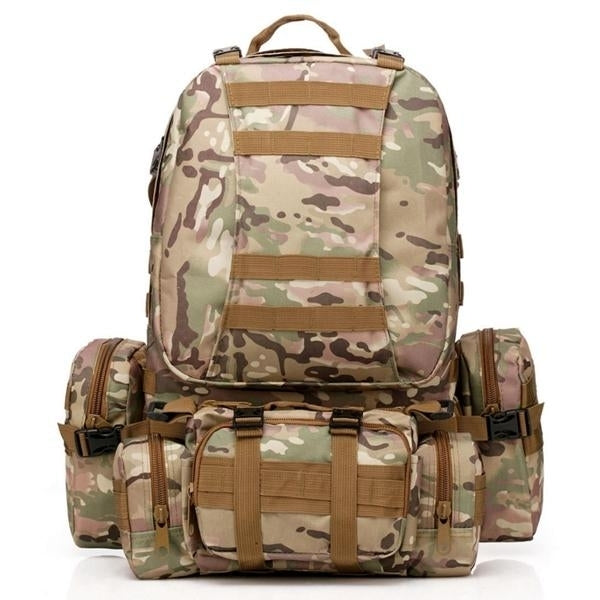 50L Military Nylon Outdoor Sports Rucksack Backpack For Camping Hiking Etc Image 4