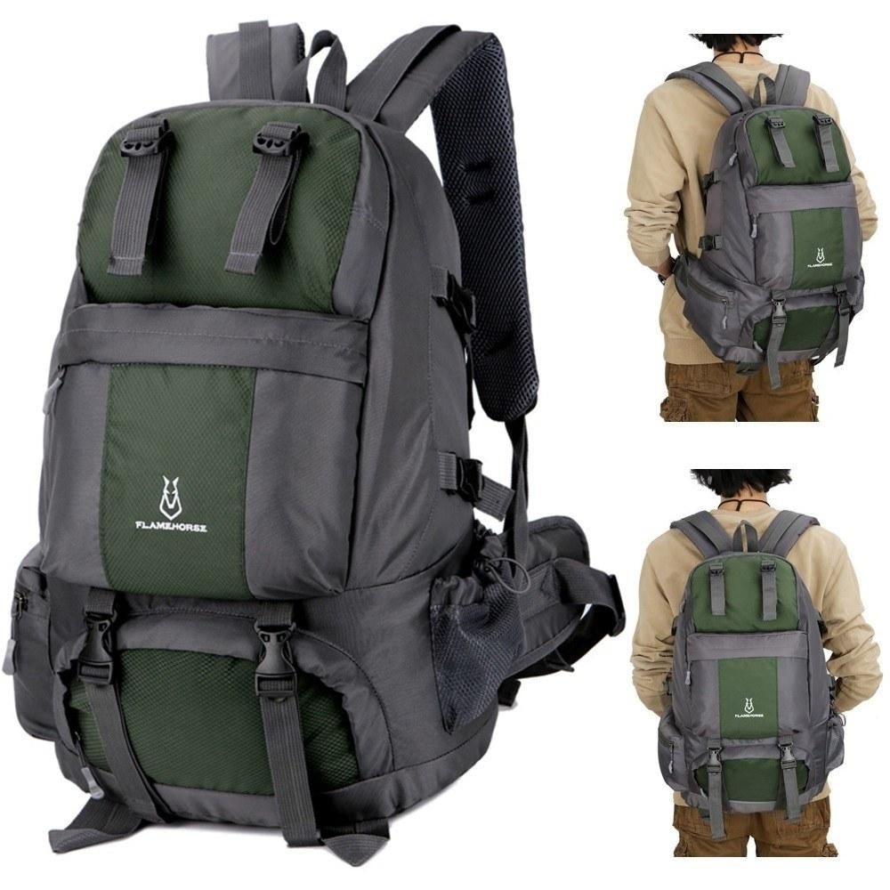 50L Hiking Backpack Waterproof Outdoor Sport Travel Daypack Bag Image 4