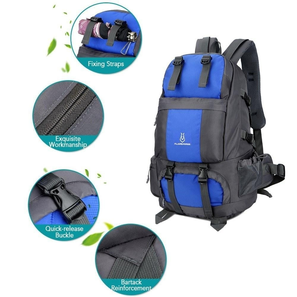50L Hiking Backpack Waterproof Outdoor Sport Travel Daypack Bag Image 7