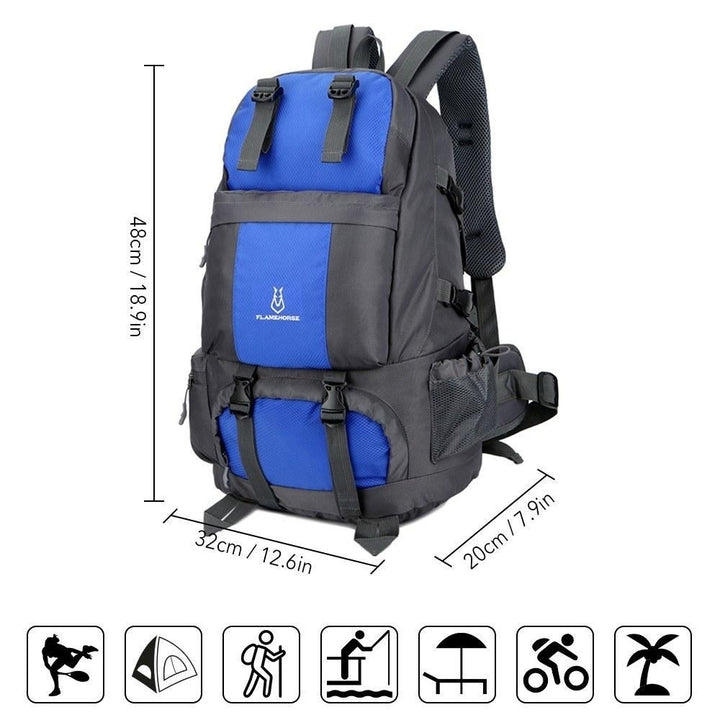 50L Hiking Backpack Waterproof Outdoor Sport Travel Daypack Bag Image 8