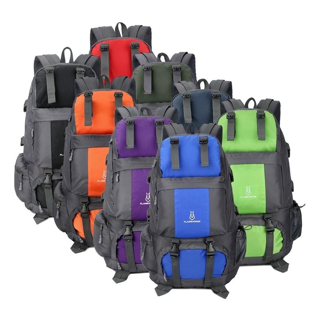 50L Hiking Backpack Waterproof Outdoor Sport Travel Daypack Bag Image 9
