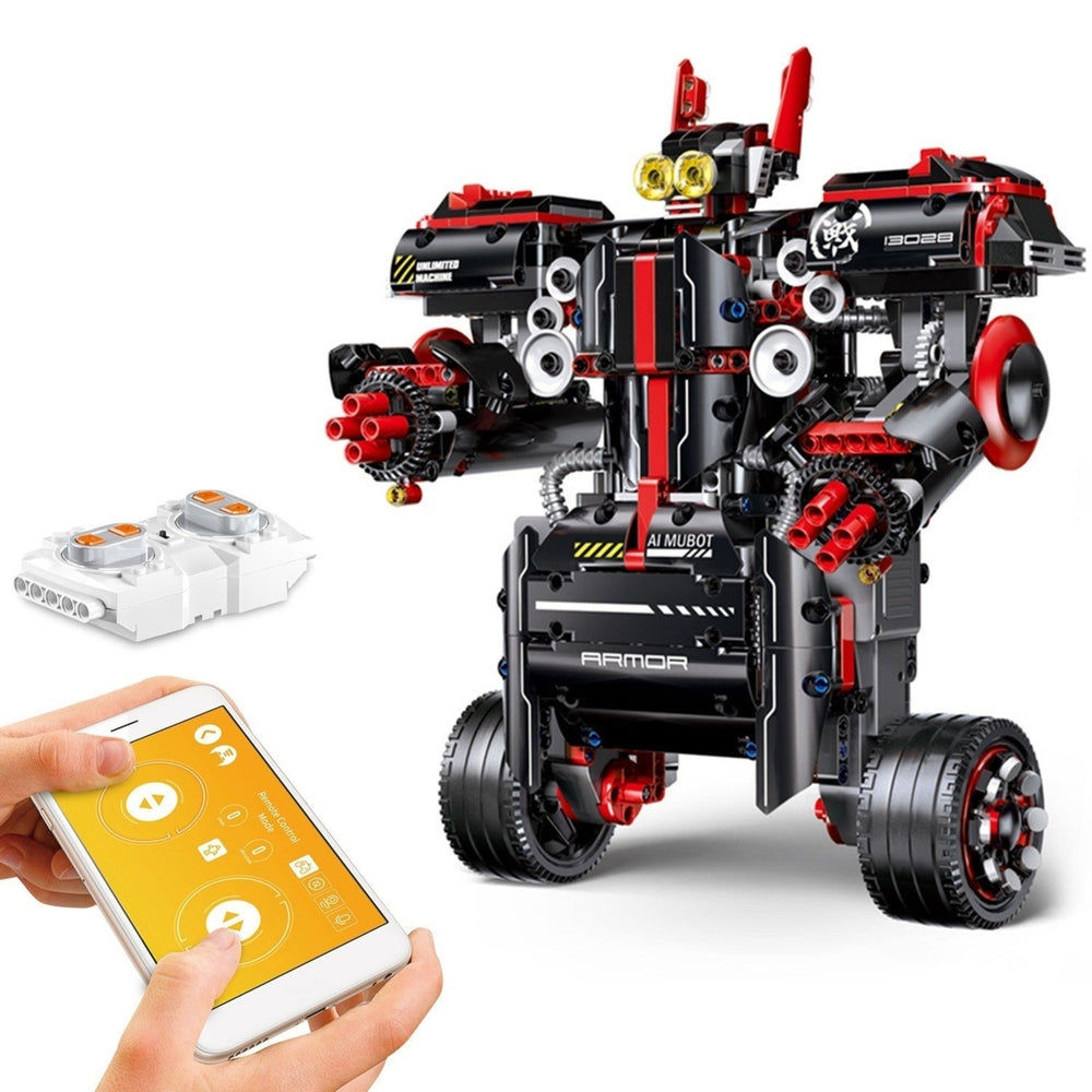 791PCS 2.4G Remote Control APP RC Robot Educational Bricks STEM Toys Image 2
