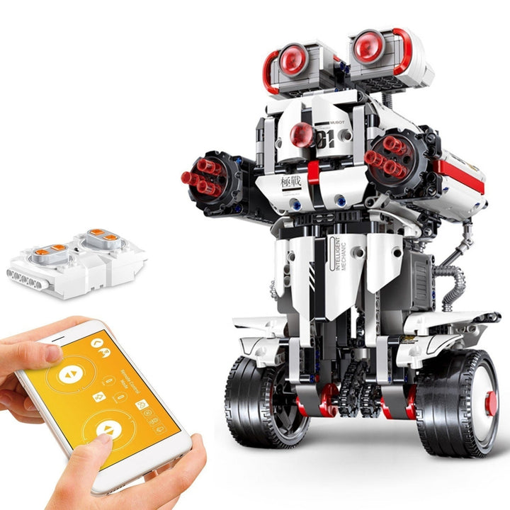 791pc 2.4G Remote Control APP RC Robot Educational Bricks STEM Toys Image 3
