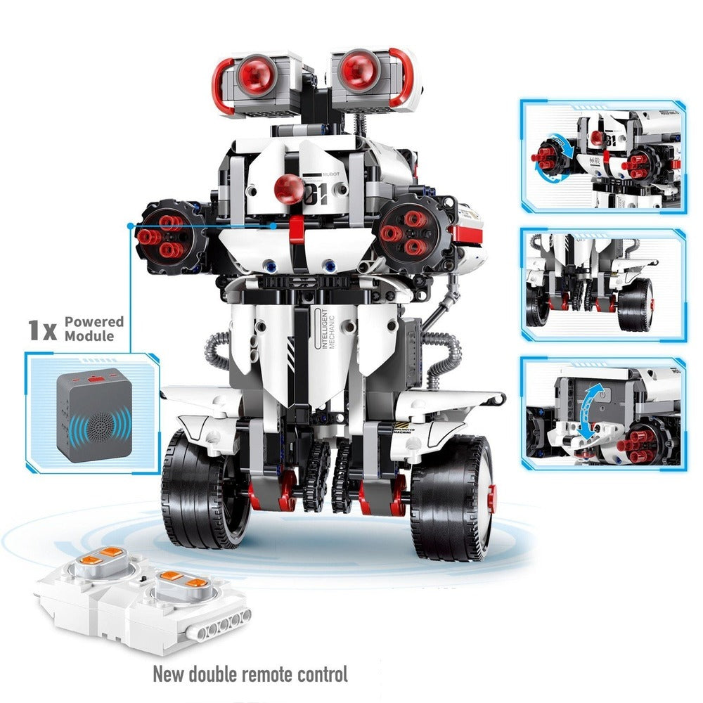 791pc 2.4G Remote Control APP RC Robot Educational Bricks STEM Toys Image 6