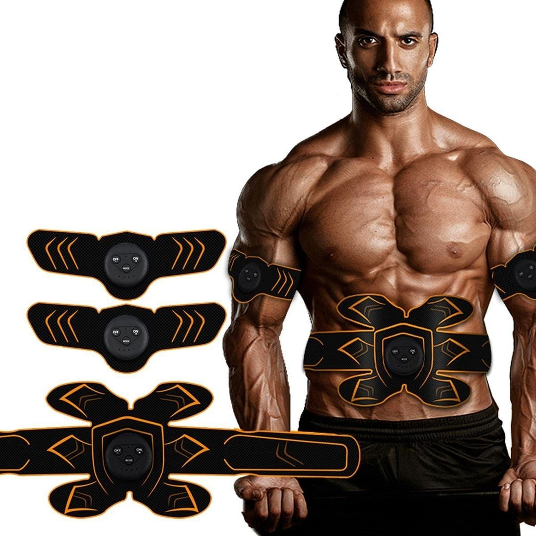 ABS Stimulator EMS USB Rechargeable Muscle Trainer Toner Image 4