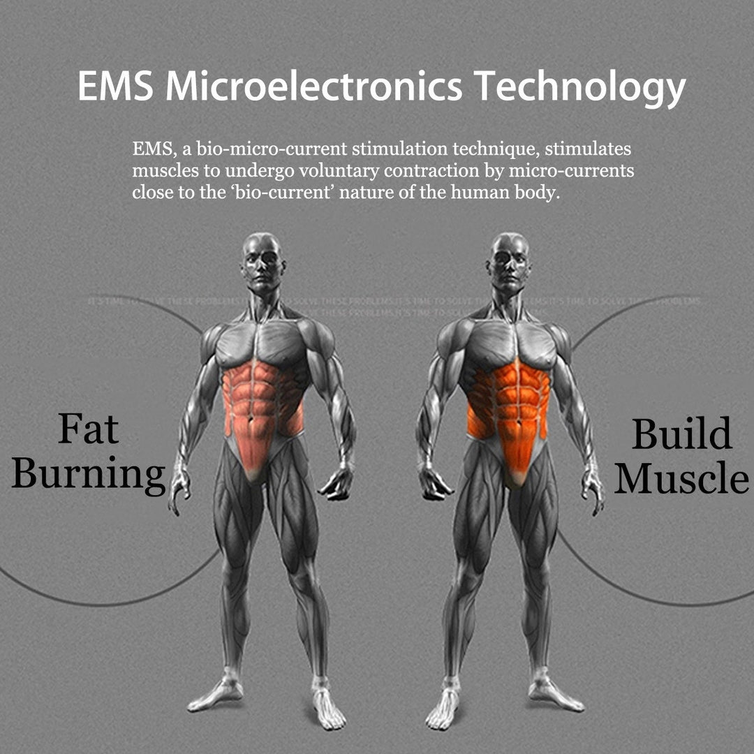 ABS Stimulator EMS USB Rechargeable Muscle Trainer Toner Image 8