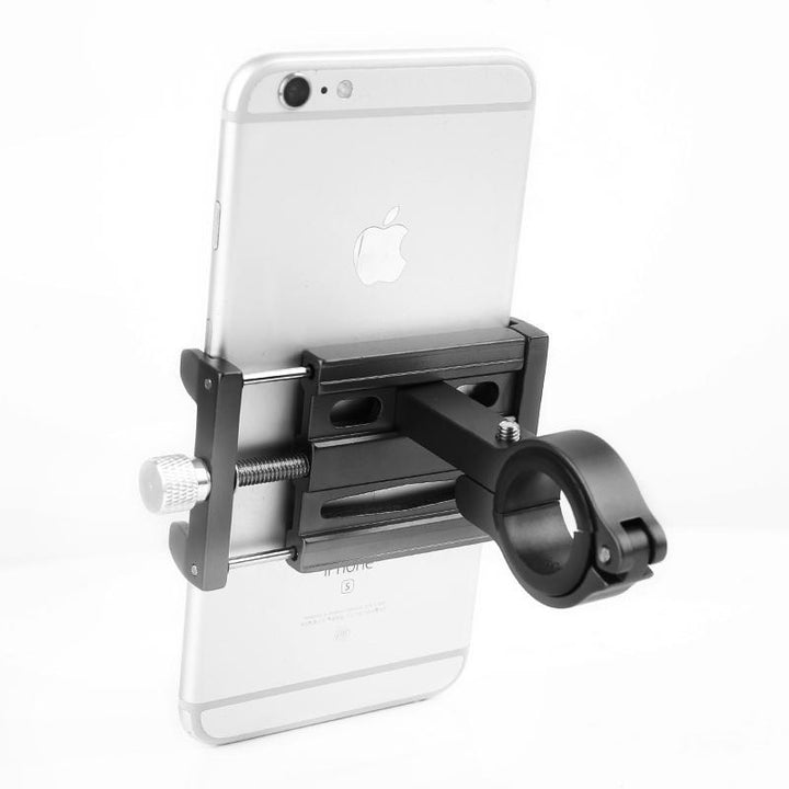 Adjustable Bicycle Phone Holder Aluminum Alloy 3.5"-6.5" Shockproof Bracket Image 7