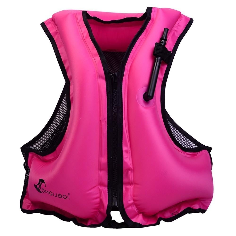 Adult Inflatable Swim Vest Life Jacket Image 4