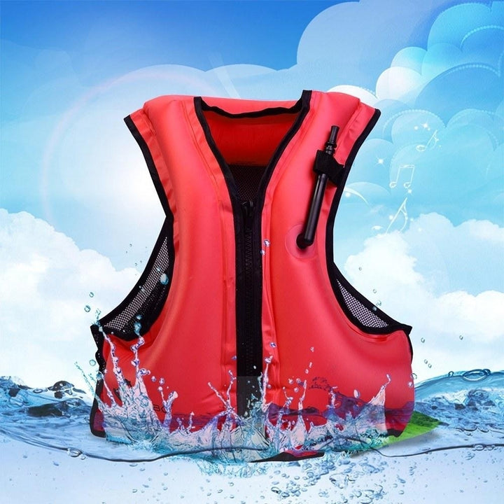 Adult Inflatable Swim Vest Life Jacket Image 10