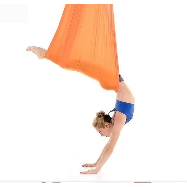 Aerial Yoga Hammock Premium Silk Swing Antigravity Belts Image 4