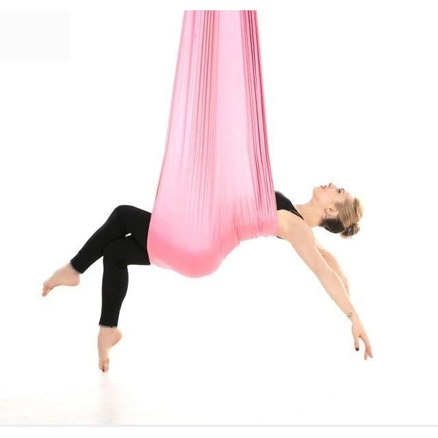 Aerial Yoga Hammock Premium Silk Swing Antigravity Belts Image 4