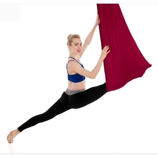 Aerial Yoga Hammock Premium Silk Swing Antigravity Belts Image 9