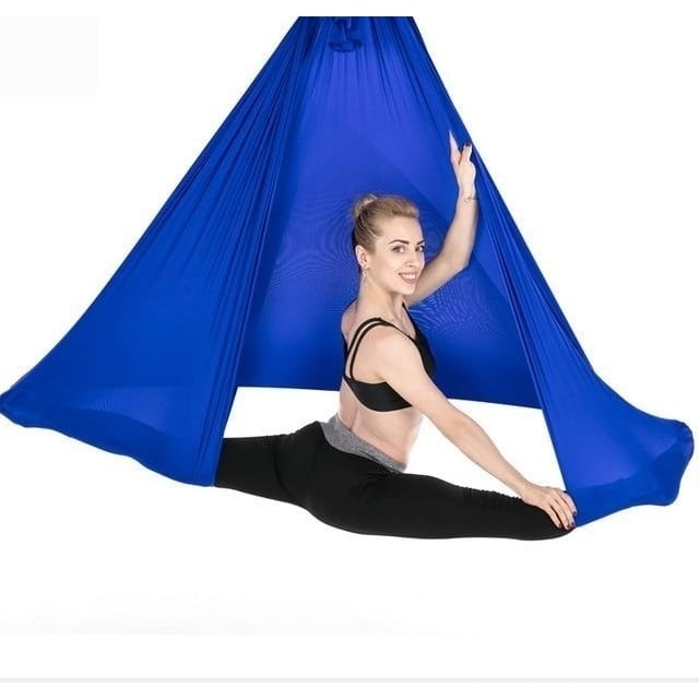 Aerial Yoga Hammock Premium Silk Swing Antigravity Belts Image 11