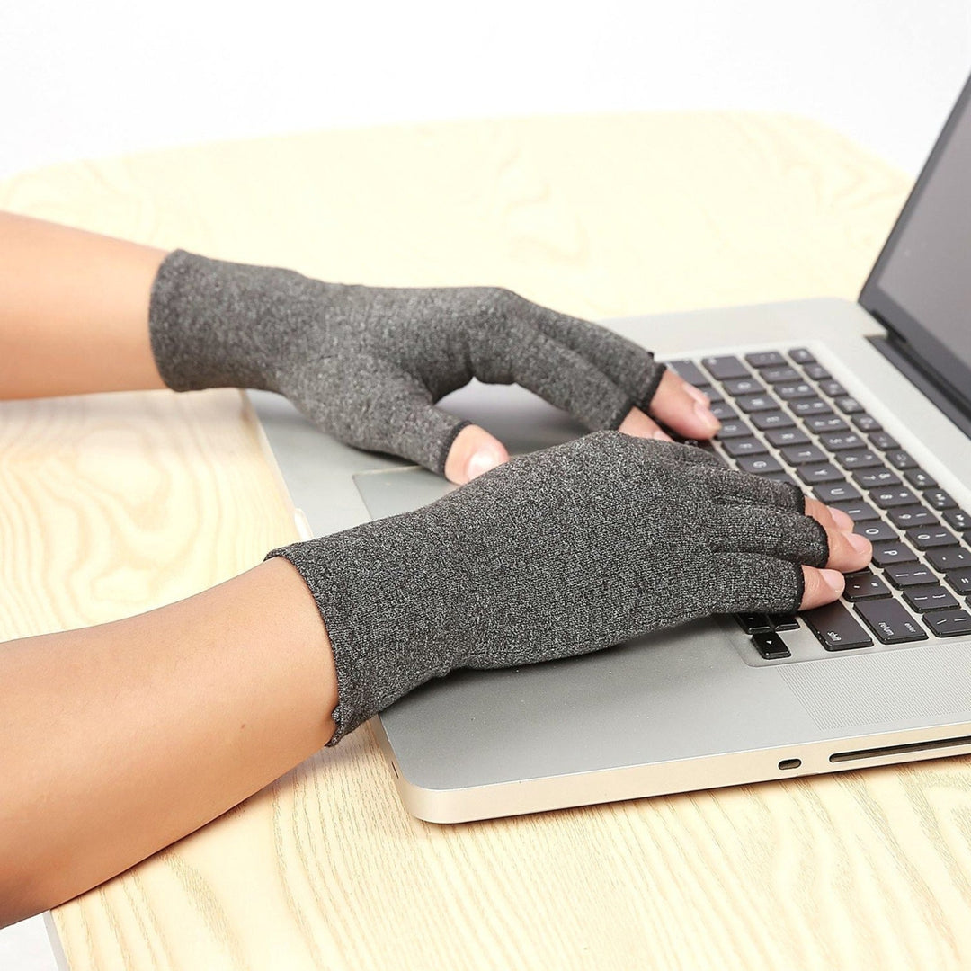 Arthritis Compression Gloves Health Care Nursing Image 4