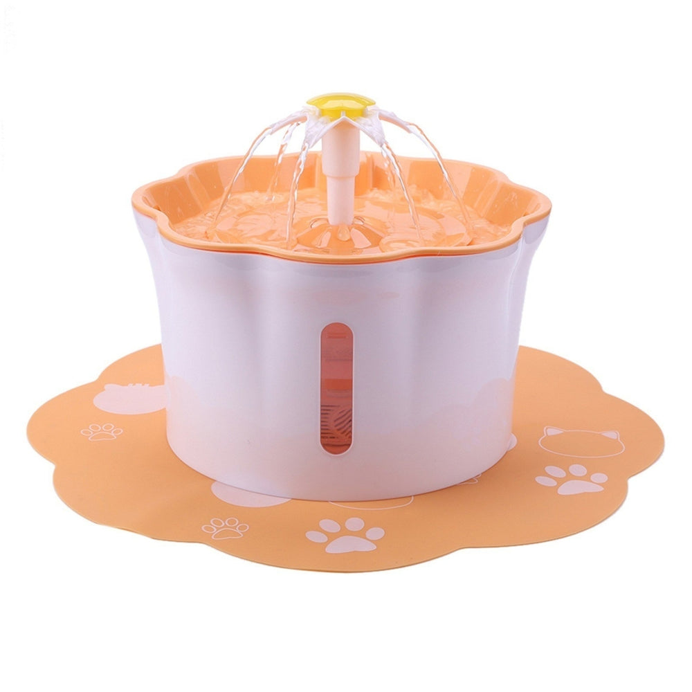 Automatic Electric Water Dispenser Feeder Bowl for Cats Dogs Multiple Pets 2.6L Image 2