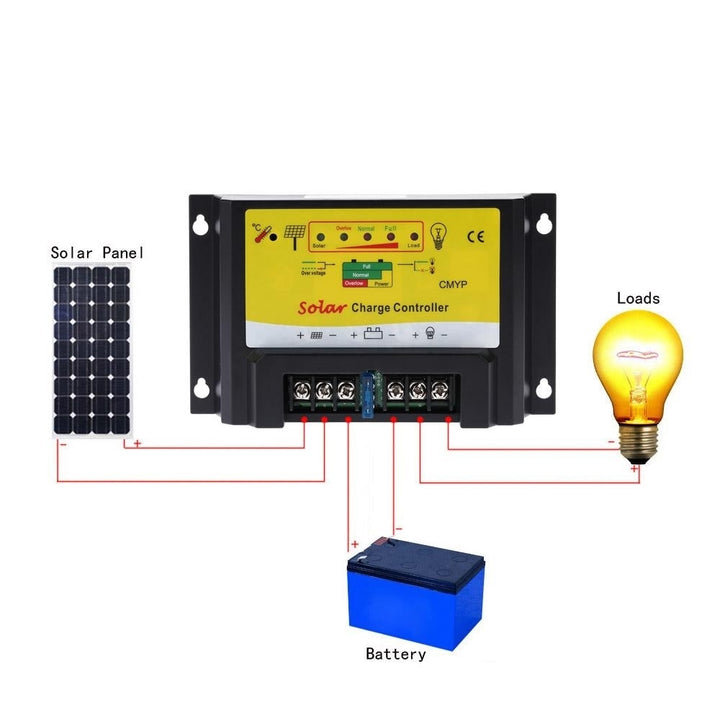 Automatic Intelligent Solar Charge Controller PWM Charging Panel Battery Regulator Image 8