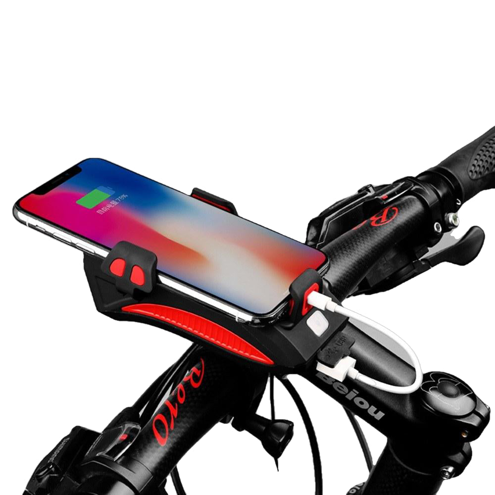 Bicycle Mobile Phone Bracket Riding Front Light Image 1