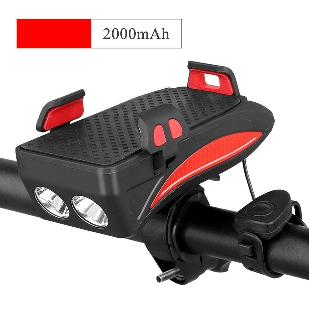 Bicycle Mobile Phone Bracket Riding Front Light Image 3
