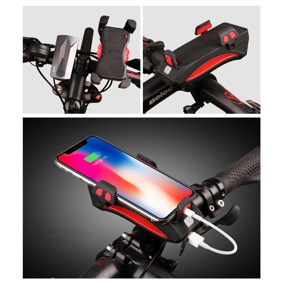Bicycle Mobile Phone Bracket Riding Front Light Image 4