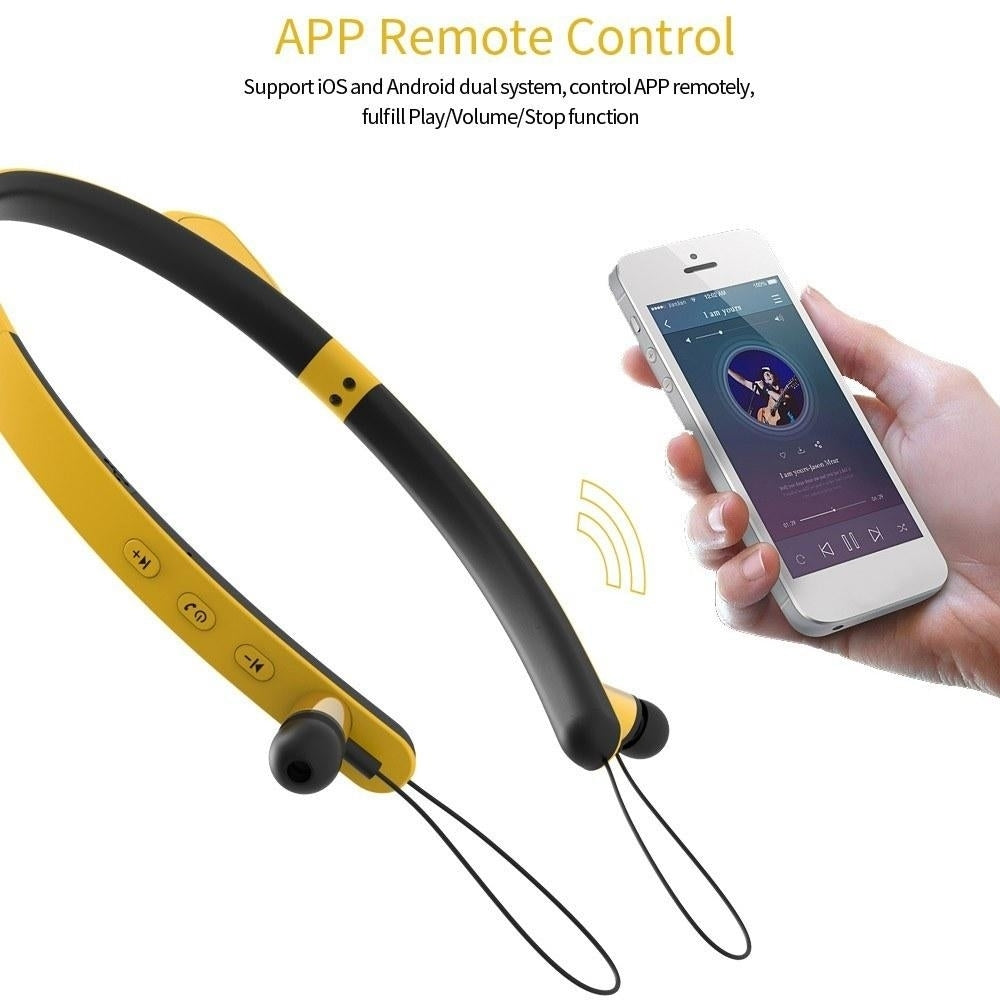 Bluetooth Stereo Cute Shape Headphones Magnetic Sports Headset Sweatproof Detachable Image 6