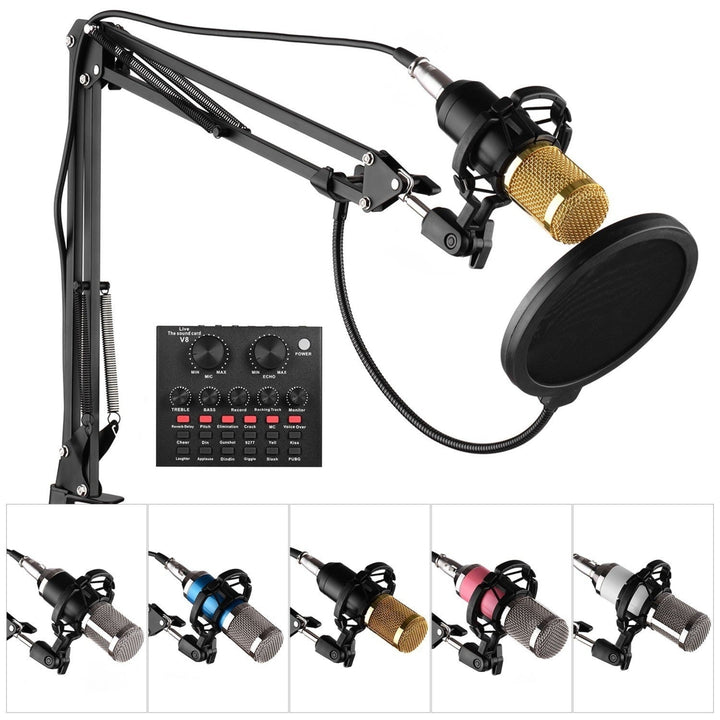 Broadcasting Studio Recording Condenser Microphone Kit Image 4