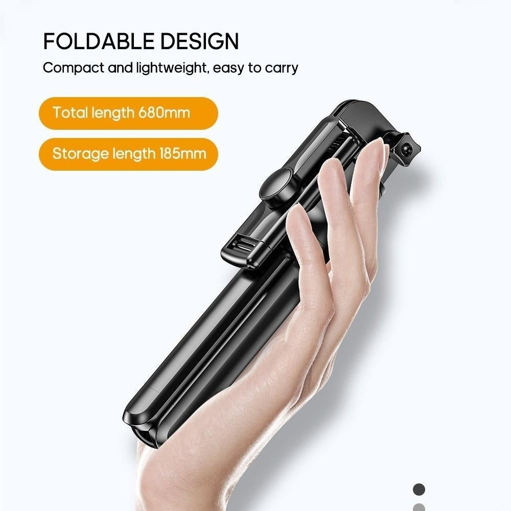 BT Selfie Stick Foldable Tripod 360 Rotation Multi-functional Handheld Adjustable Image 8