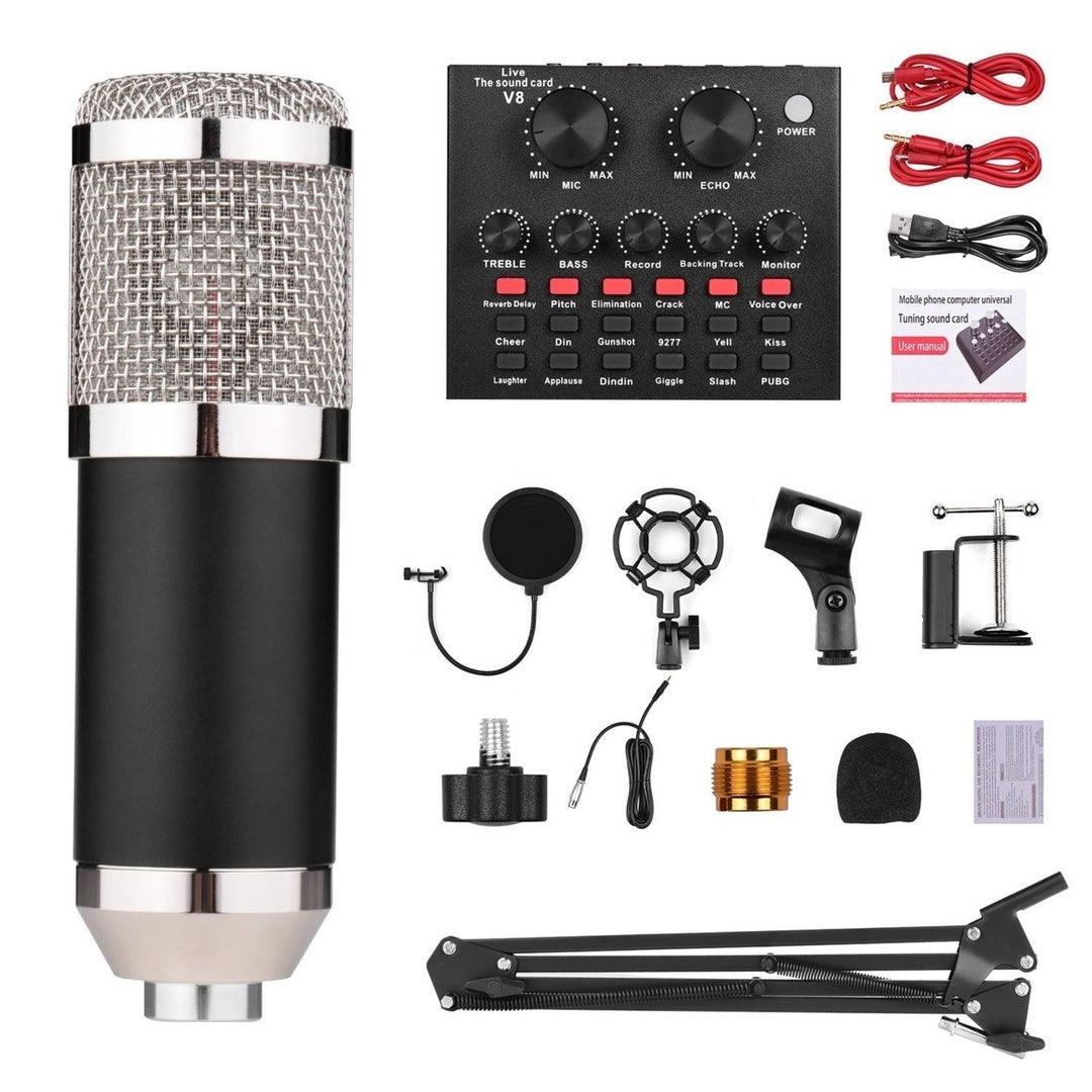 Broadcasting Studio Recording Condenser Microphone Kit Image 1